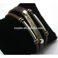 Hot Sale Charm Wrap Leather Bracelet Lace-Up